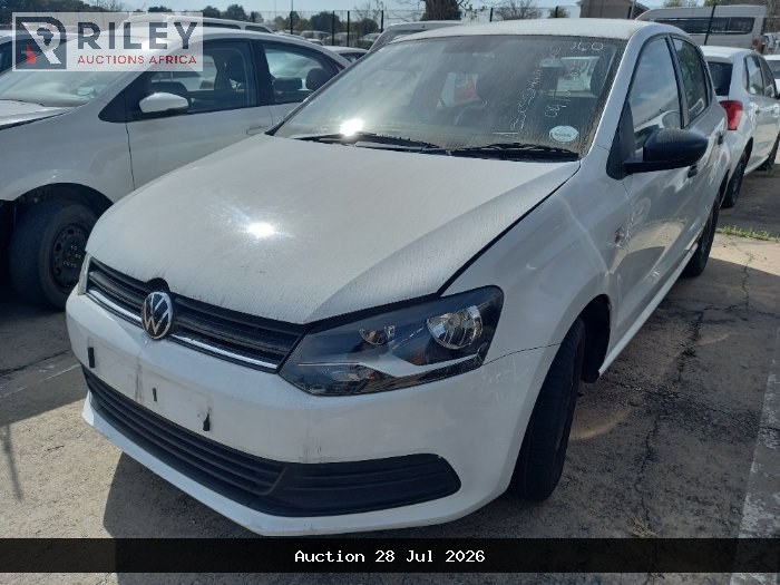 2022 VOLKSWAGEN POLO VIVO 1.4 55KW T/LINE HB (2021-2022) (WHITE)