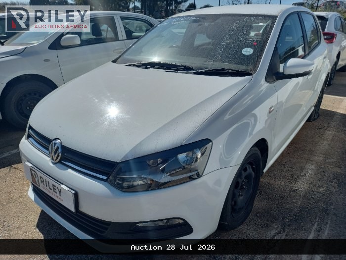 2019 VOLKSWAGEN POLO VIVO 1.6 77KW HATCH HIGHLINE (2019) (WHITE)