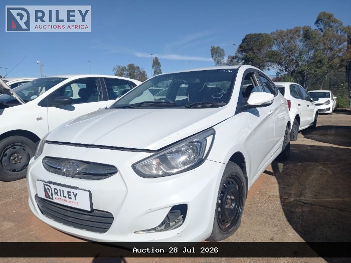 2019 HYUNDAI ACCENT 1.6 FLUID MAN S/D (2016-2017) (WHITE)