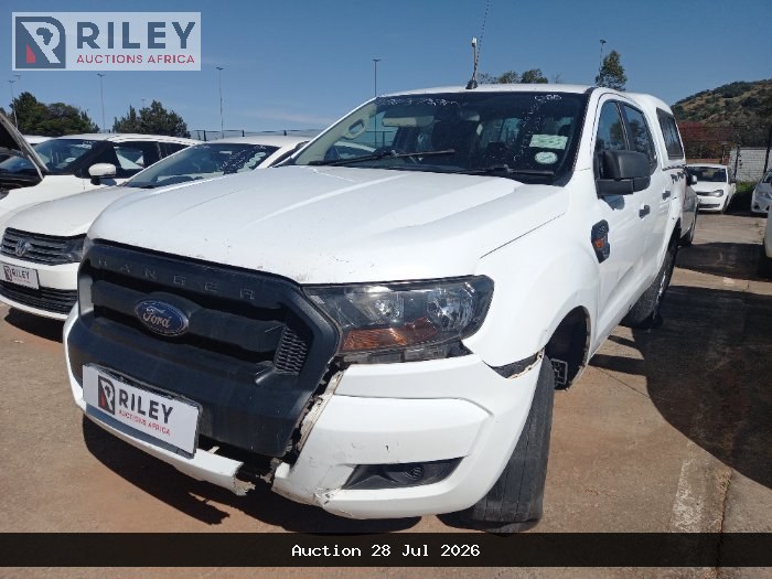 2018 FORD RANGER 2.2TDCI XL 4X2HR (118KW) DC (2016-2017) (WHITE)