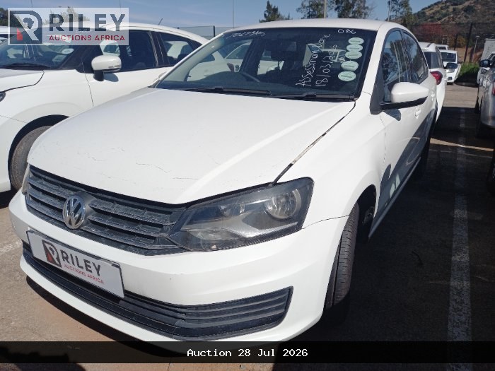 2019 VOLKSWAGEN POLO 1.4 TRENDLINE MAN S/D (2017-2018) (WHITE)