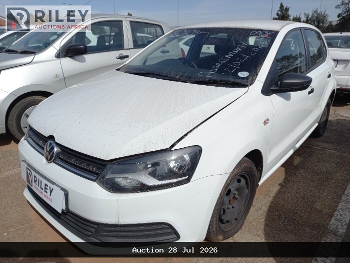2022 VOLKSWAGEN POLO VIVO 1.4 55KW T/LINE HB (2021-2022) (WHITE)