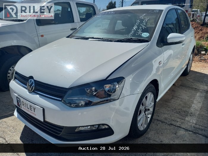 2022 VOLKSWAGEN POLO VIVO 1.4 63KW C/LINE HB (2021-2023) (WHITE)