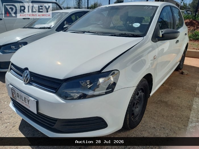 2022 VOLKSWAGEN POLO VIVO 1.4 55KW T/LINE HB (2021-2022) (WHITE)