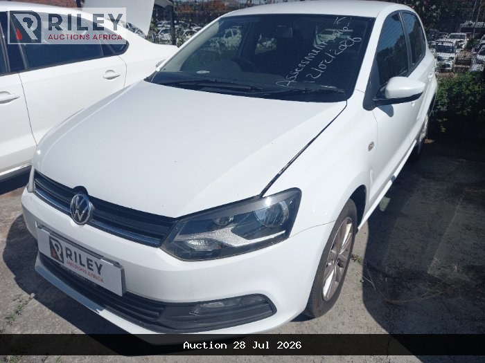 2022 VOLKSWAGEN POLO VIVO 1.6 77KW COMFORTLINE TIPT H/B (2022) (WHITE)