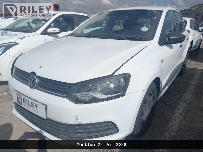 2022 VOLKSWAGEN POLO VIVO 1.4 55KW T/LINE HB (2021-2022) (WHITE)