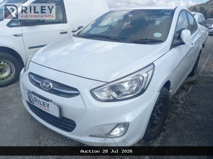 2019 HYUNDAI ACCENT 1.6 FLUID MAN S/D (2016-2017) (WHITE)