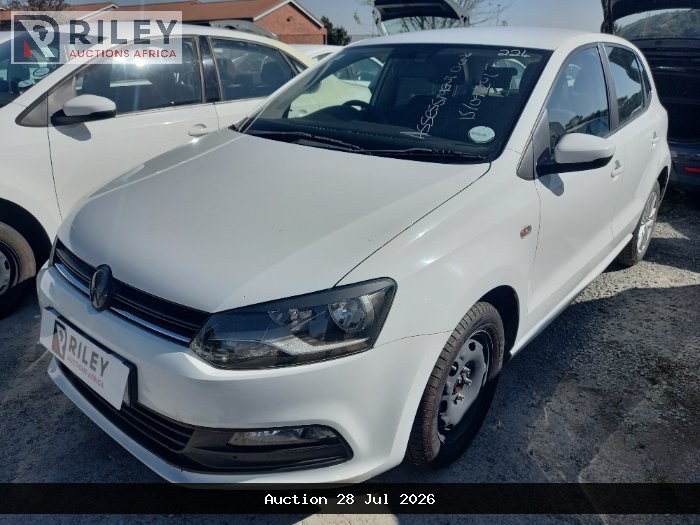 2022 VOLKSWAGEN POLO VIVO 1.4 63KW C/LINE HB (2021-2023) (WHITE)