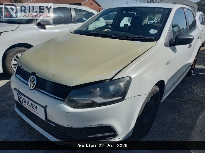 2018 VOLKSWAGEN POLO VIVO 1.4 NF TRENDLINE H/B(2017-2019) (WHITE)