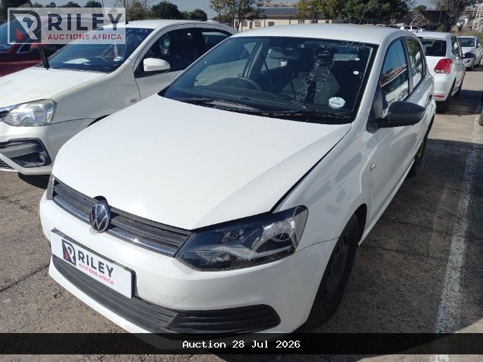 2022 VOLKSWAGEN POLO VIVO 1.4 55KW T/LINE HB (2021-2022) (WHITE)