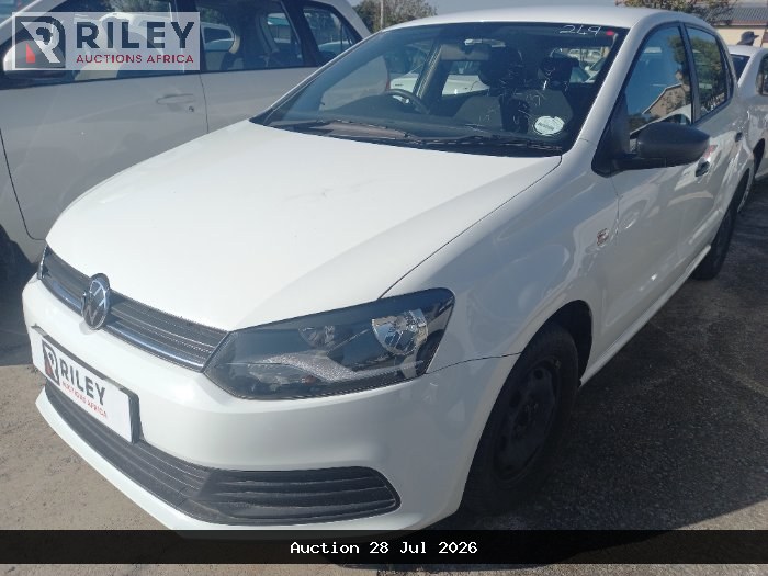 2022 VOLKSWAGEN POLO VIVO 1.4 55KW T/LINE HB (2021-2022) (WHITE)
