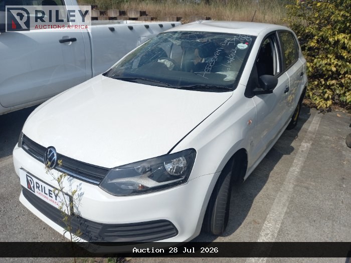 2022 VOLKSWAGEN POLO VIVO 1.4 55KW T/LINE HB (2021-2022) (WHITE)