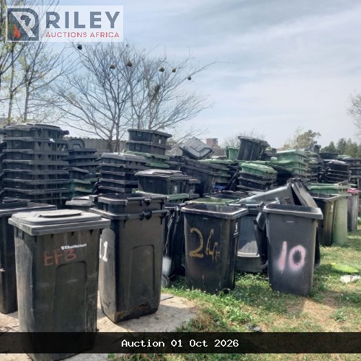 EKURHULENI MUNICIPALITY WHEELIE BINS DISPOSAL TIMED ONLINE AUCTION